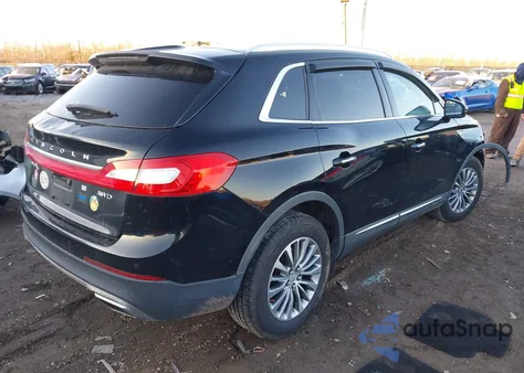 2017 Lincoln Mkx Select z USA, uszkodzony, nr VIN 2LMPJ8KR6HBL25087